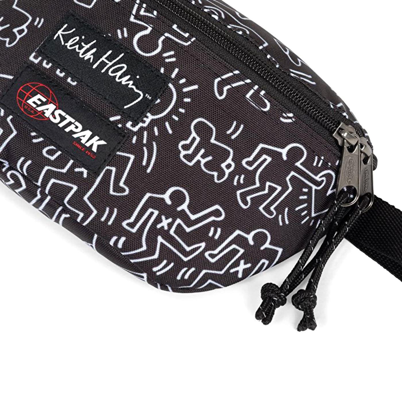 SPRINGER KEITHHARINGBLACK - Marsupio Nero Collaborazione con Keith Haring EK000074 6Z21 EASTPAK 