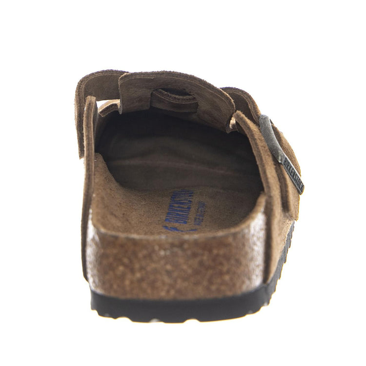 Boston SFB Dark Tea, Suede Leather - Sandali Uomo Marroni 1030861 . BIRKENSTOCK 