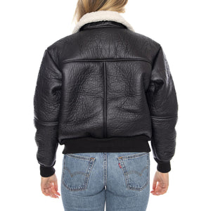 B-15 MOD -- Giacca Donna Nera F258007 3 ALPHA INDUSTRIES 