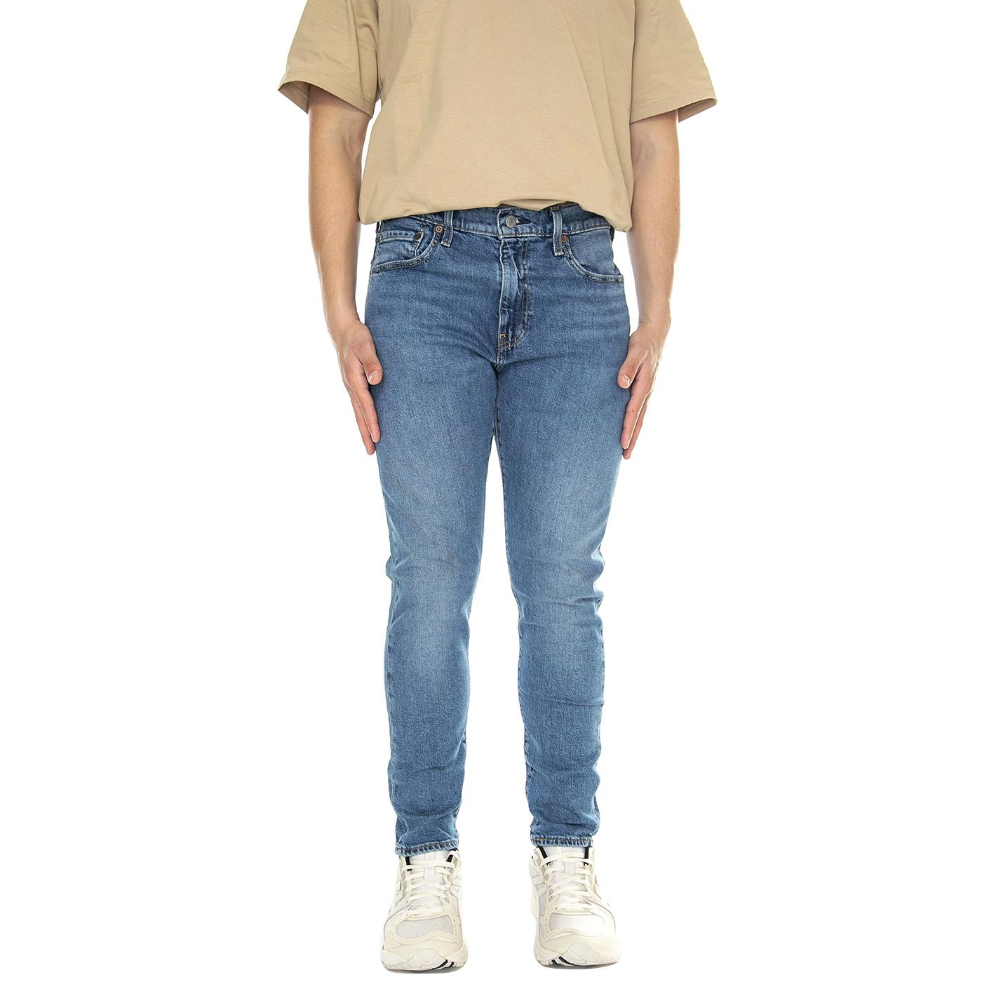 512 Slim Taper Come Draw With Me Adv Med Indigo Worn In - Pantaloni Denim Jeans Uomo Blu 28833-1230  LEVIS 