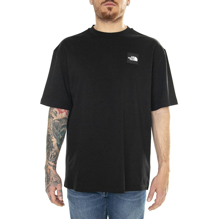 M NSE Patch S/S Tee Tnf Black - Maglietta Girocollo Uomo Nera NF0A87DAJK31  THE NORTH FACE 