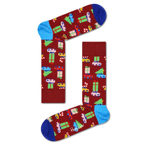 4-Pack Holiday Vibes Gift Set 4300 - Set da 4 Paia di Calzini Multicolore XHBG09-4300  HAPPY SOCKS 