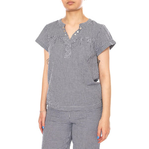 BLOUSE NAVY - Blusa Donna Blu Multicolore 4.61.085.85 202 MD'M 