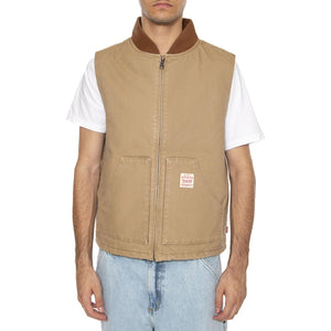 Sansome Vest Tiger's Eye Brown - Giacca Smanicata Uomo Marrone A8580-0001  LEVIS 