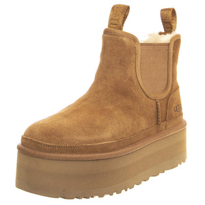 Neumel Platform Chelsea Chestnut - Stivali Donna Marroni UGSNEUPCCN1134526W  UGG 