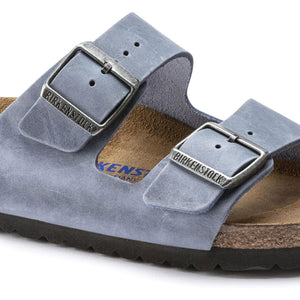 Arizona BS Dusty Blue Leather Sandals - Sandali Donna Blu 1022509  BIRKENSTOCK 