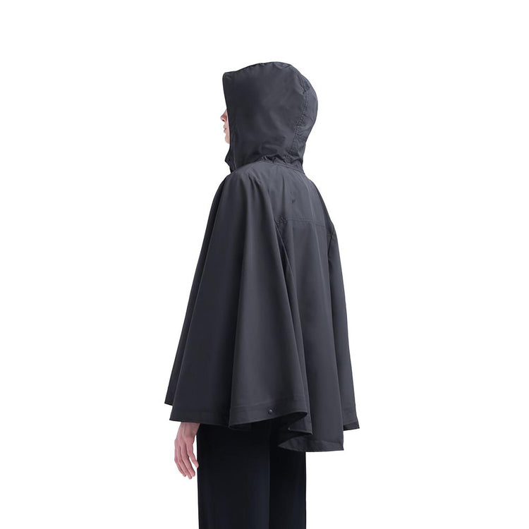 Voyage Poncho - Black - Mantella Donna Nera 15005-00001  HERSCHEL 