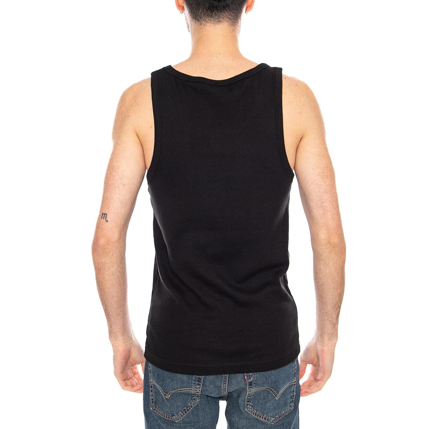 Tanner Reg SL Tank Top Noos Black - Canotta Uomo Nera 22030217 BLACK ONLY & SONS 
