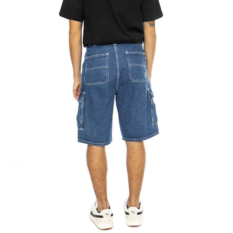 Creager Short Washed Blue - Bermuda Uomo Blu CREAGER SHORT - WASHED BLUE  WASTED PARIS 