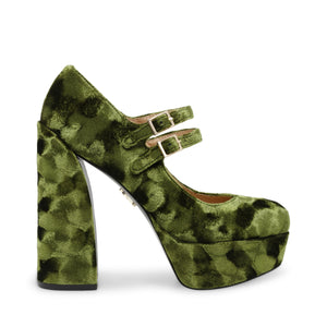 Charged-Up Grn Velvet - Scarpe in Velluto Donna Verdi / Multicolore SMSCHARGED-UP-GRN  STEVE MADDEN 