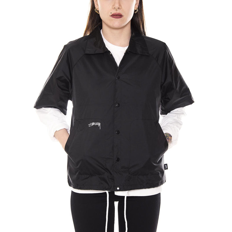 NORDHOFF COACH JACKET BLACK 215049-BLACK  STUSSY 