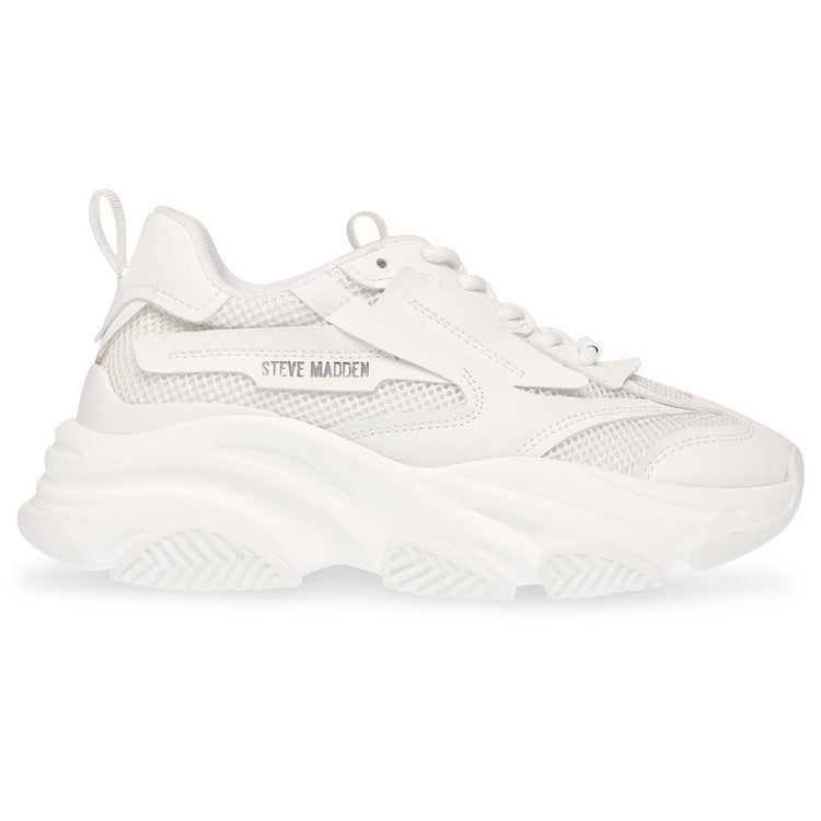 Possession White - Scarpe Stringate Profilo Basso Donna Bianche SMPPOSSESSION-WHI  STEVE MADDEN 
