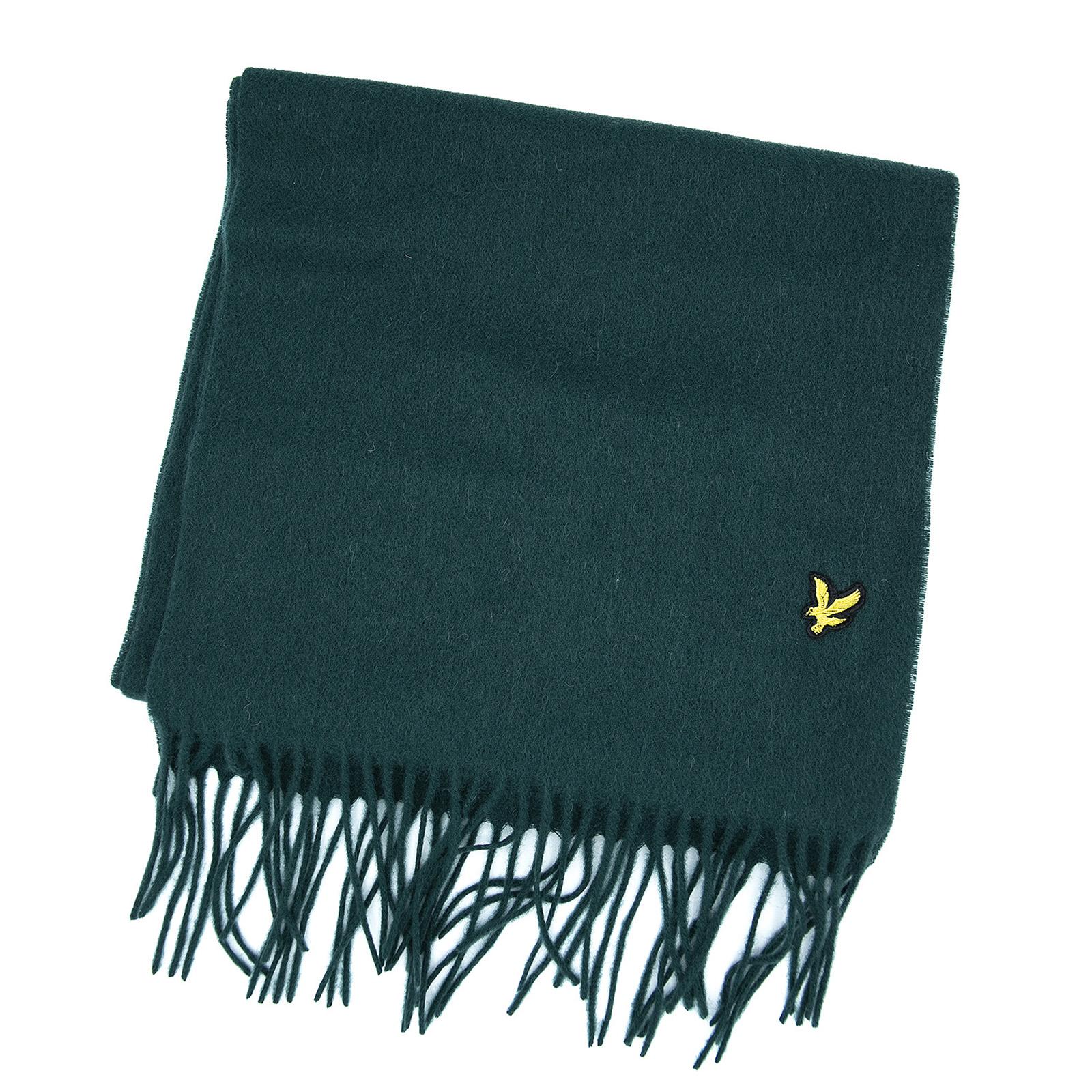 Plain Lambswool Jade Green Scarf SV311A-Z597  LYLE & SCOTT 