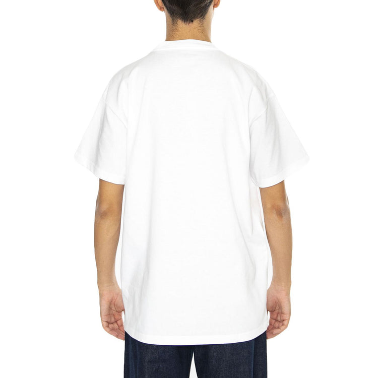 S/S Label Script T-Shirt White - Maglietta Girocollo Uomo Bianca I034421.02XX  CARHARTT WIP 