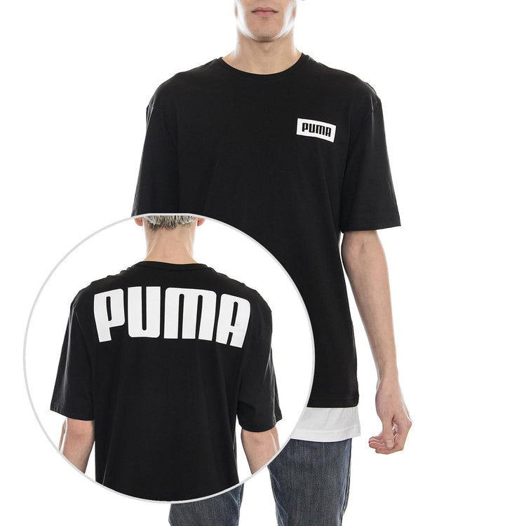 Rebel Tee Cotton Black 85006801  PUMA 