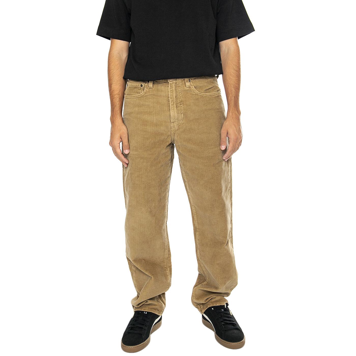 501 Loose Straight Ermine Corduroy Neutral - Pantaloni in Velluto Uomo Marroni 29037-0080  LEVIS 