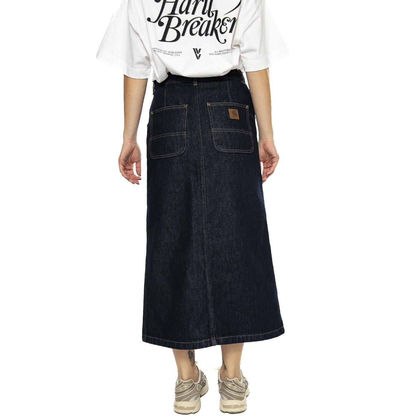 W' Marvin Skirt Blue - Gonna Blu I034647.0102  CARHARTT WIP 