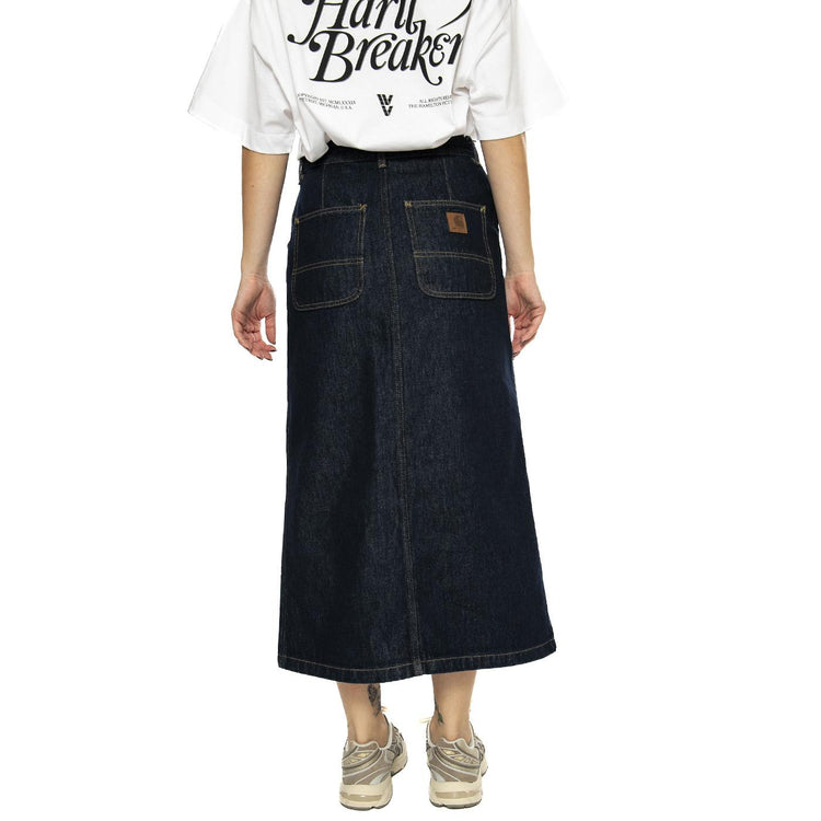 W' Marvin Skirt Blue - Gonna Blu I034647.0102  CARHARTT WIP 