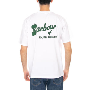 OS FIT ARCHIVE LOGO T-SHIRT - Maglietta Girocollo Uomo Bianca MTS1569 WH11 BARBOUR 