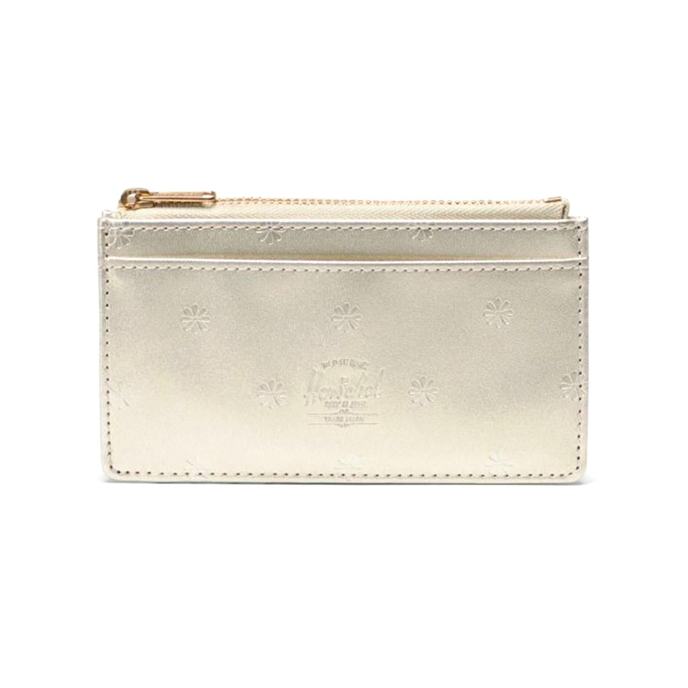 Herschel Oscar Large Cardholder Vegan Leather Champagne Metallic - Portacarte Grande in Pelle Vegana Beige 11154 06516 HERSCHEL 