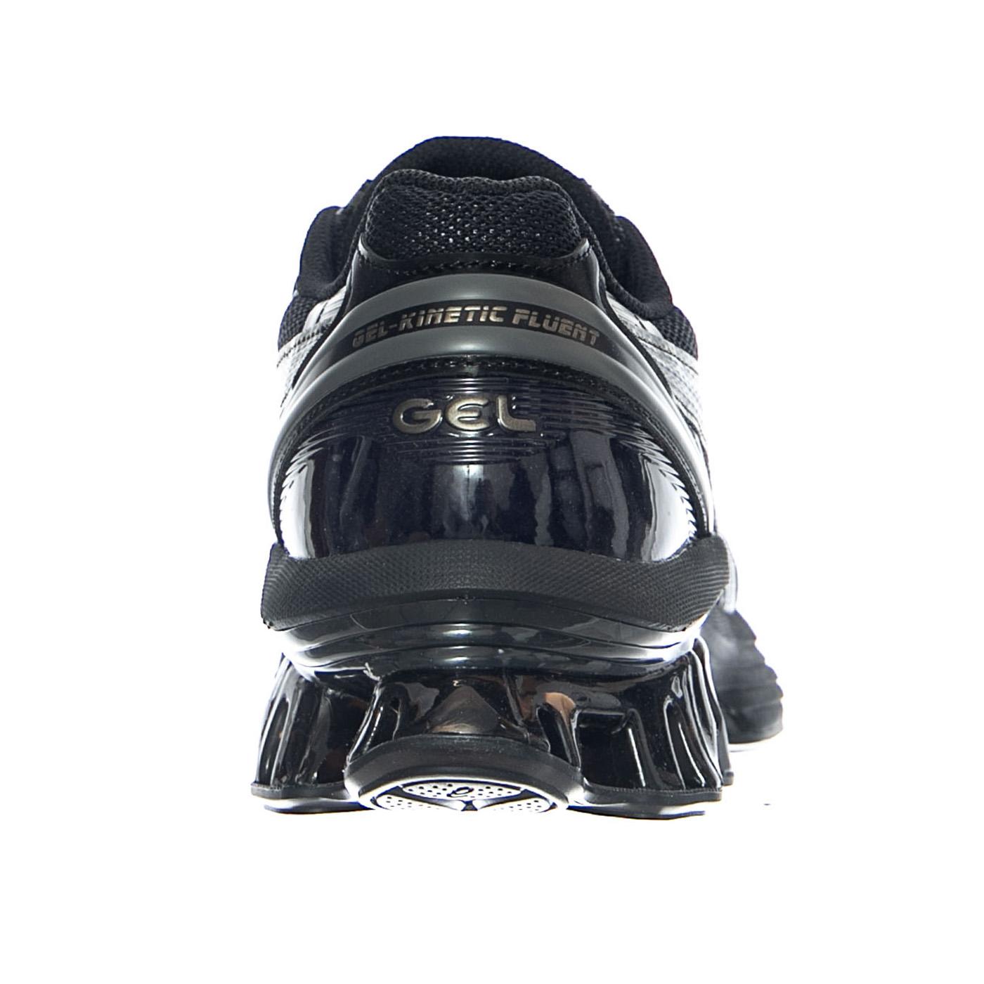 GEL-Kinetic Fluent - Black / Graphite Grey - Scarpe Stringate Uomo Nere 1203A591-003 BLACK/GRAPHITE GREY ASICS 