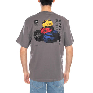 M BCD CEL RX SS Tee Smoked Pearl - Maglietta Girocollo Uomo Grigia NF0A8GAQ 0UZ1 THE NORTH FACE 