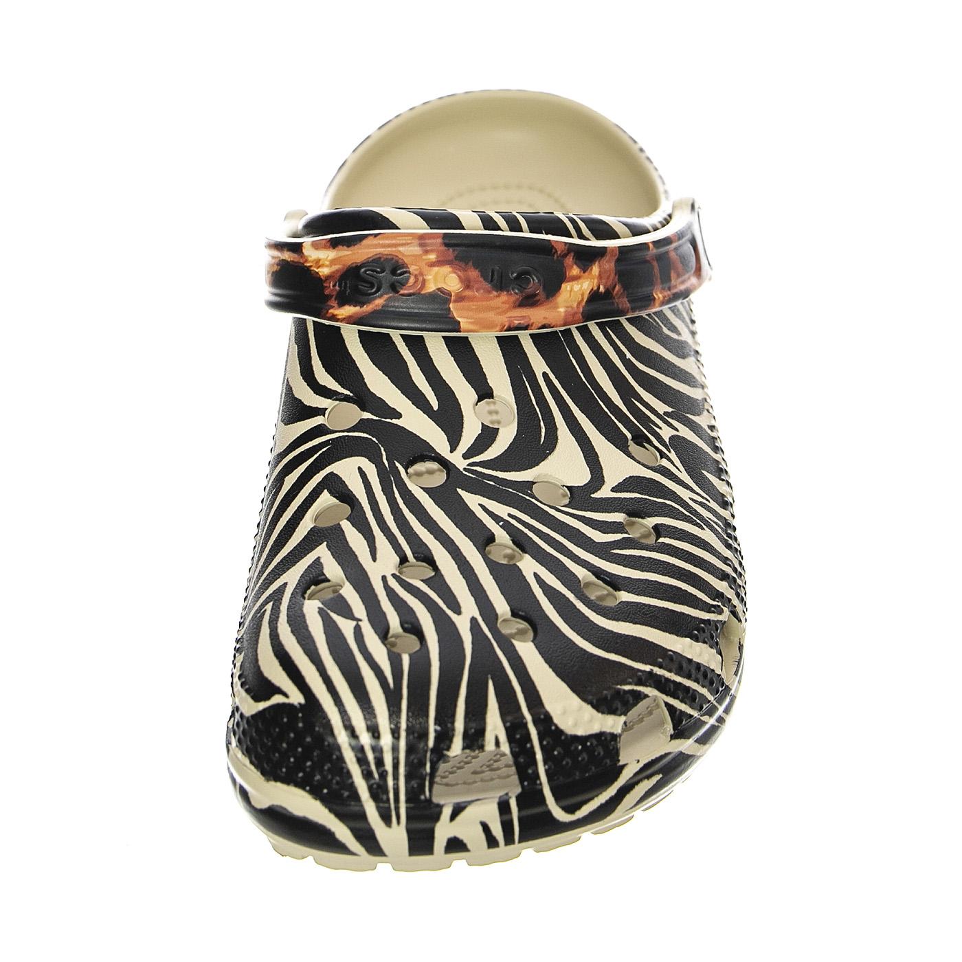 Classic Animal Remix Clog W Bone/Multi Animal - Sandali Donna Multicolore CR.207840-BOMA  CROCS 