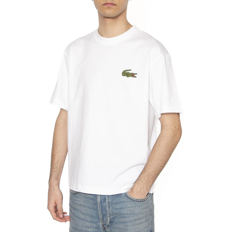 T-Shirt 001 Unisex White - Maglietta Girocollo Uomo Bianca TH2745-001  LACOSTE 