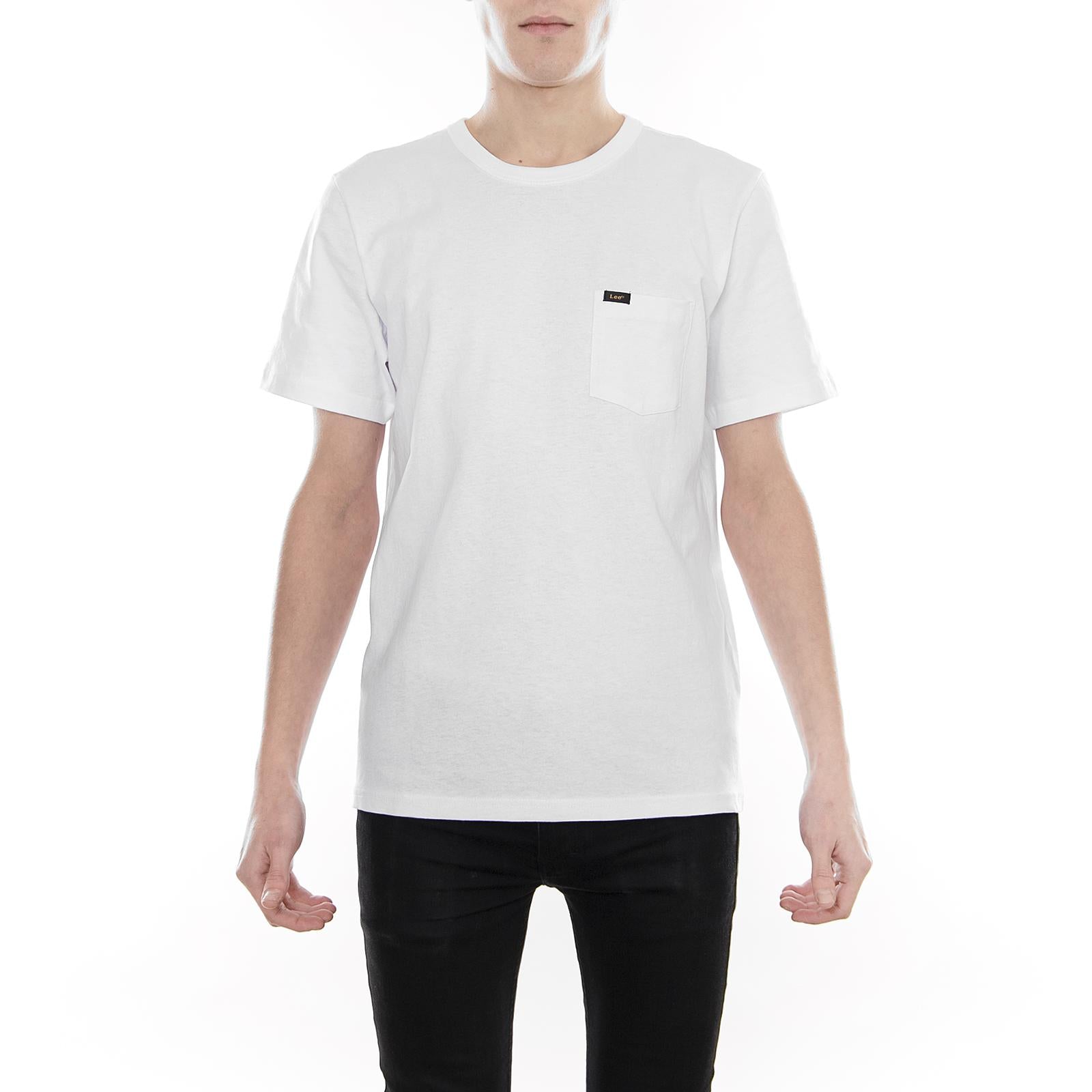 POCKET TEE WHITE L61IRE12  LEE 
