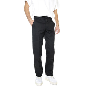 Slim Straight Double Knee Rec Black - Pantaloni Chino Uomo Neri DK0A4XZEBLK1  DICKIES 