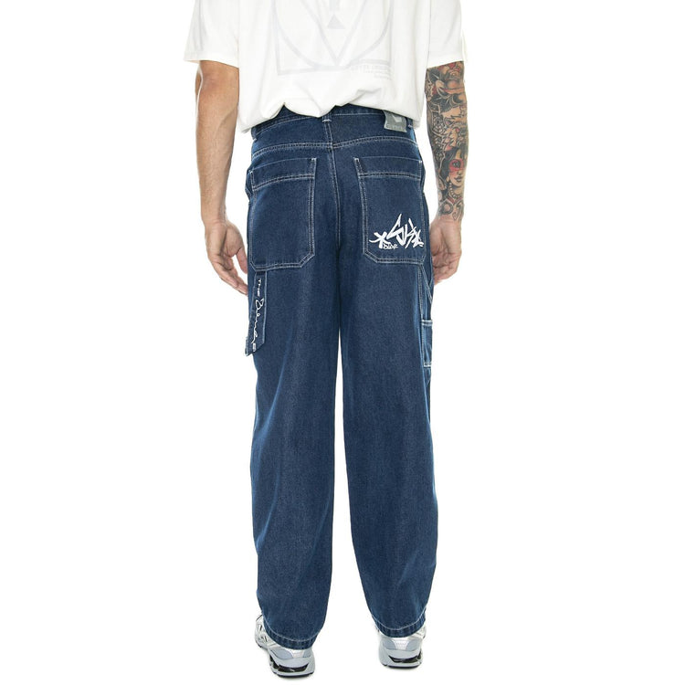Pantalone Lungo Baggy Denim Blu DNMB-91A  BLUESKIN 