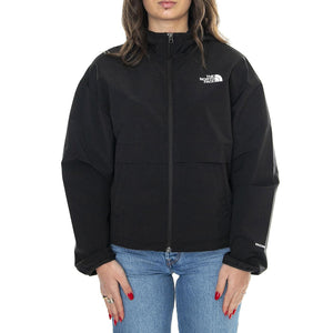 W' TNF Easy Wind Fz Jacket TNF Black - Giacca con Cappuccio Donna Nera NF0A8710JK31  THE NORTH FACE 