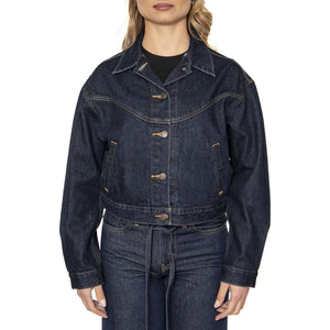 Shrunken 90S Trucker Western Dream Nice Dream - Giacca Donna Blu 001WO-0001 . LEVIS 
