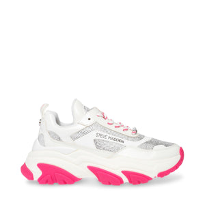 Fireball Wht / Fuchs - Scarpe Stringate Profilo Basso Donna Bianche / Viola SMPFIREBALL-WHT  STEVE MADDEN 