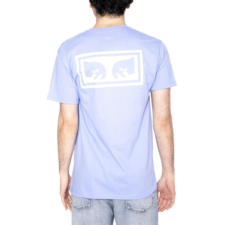 Obey Eyes 3 Tee Purple - Maglietta Girocollo Uomo Viola 165261826-DIV  OBEY 
