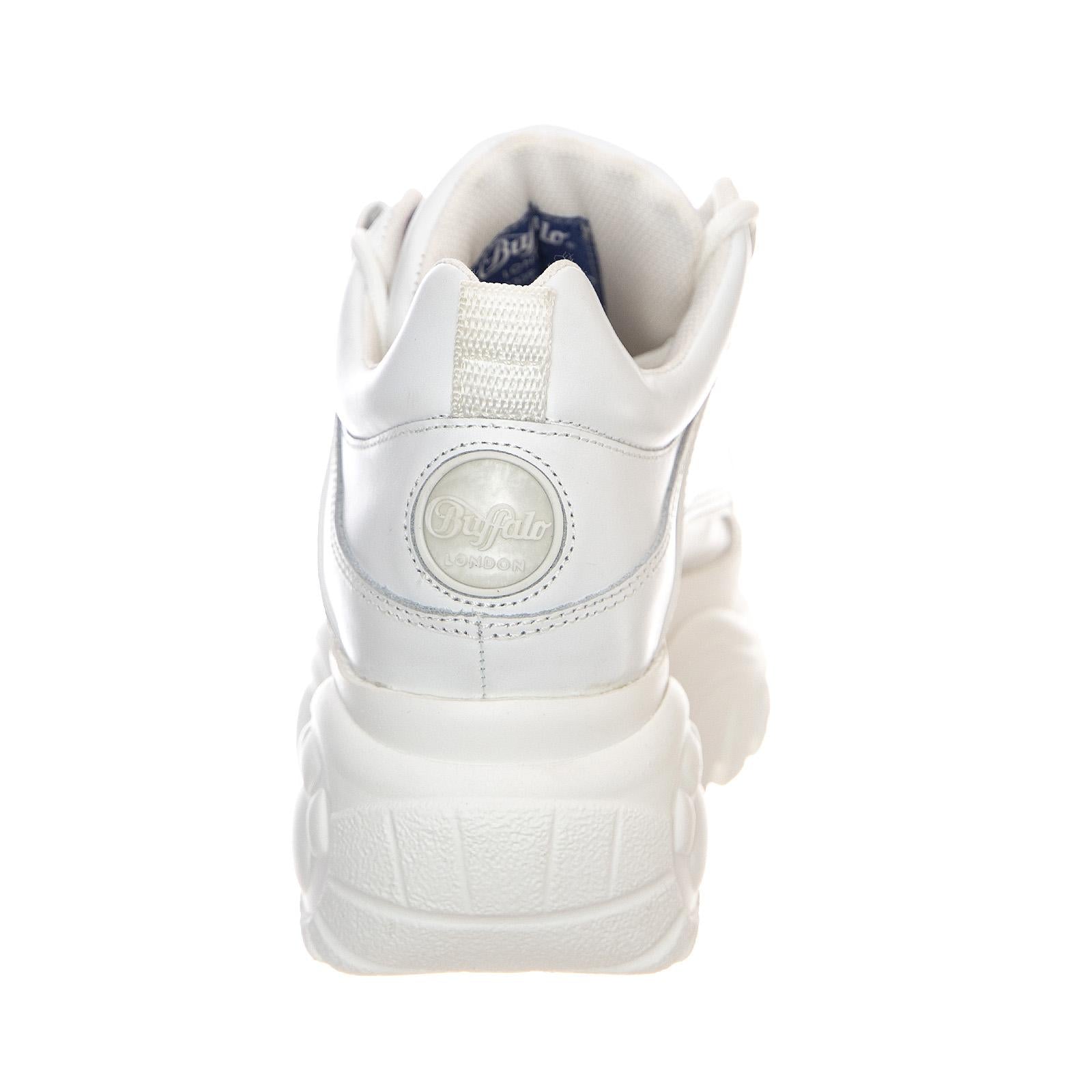 Buffalo Plateau Sneakers - White - Scarpe Profilo Basso Donna Bianche BFL1339-14-BL  BUFFALO 