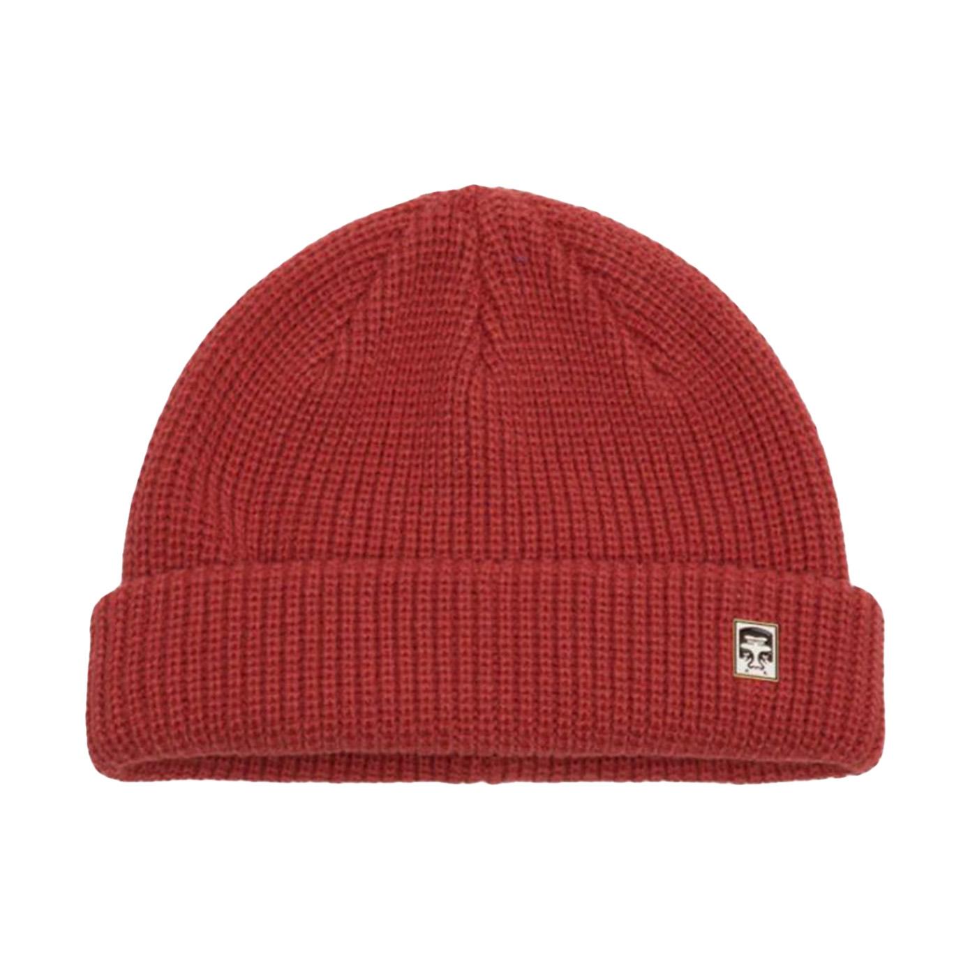 Micro Beanie Mineral Red - Berretto in Maglia Rosso 100030125 MIR OBEY 