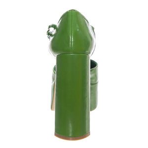 W' Leila Green Patent Pumps - Scarpe Décolleté Donna Verdi JCSR726PG-19-002-GRE  JEFFREY CAMPBELL 