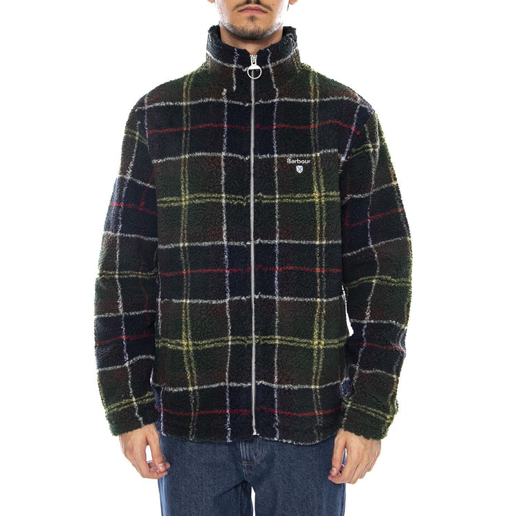 Tartan Fleece Zip Trough - Giacca Uomo Tartan Multicolore MFL0187 TN11 BARBOUR 