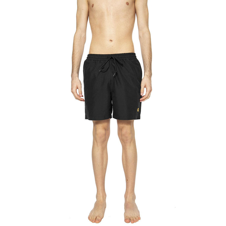 Chase Swim Trunks Black / Gold - Costume da Bagno Uomo Nero I035062.00FXX  CARHARTT WIP 