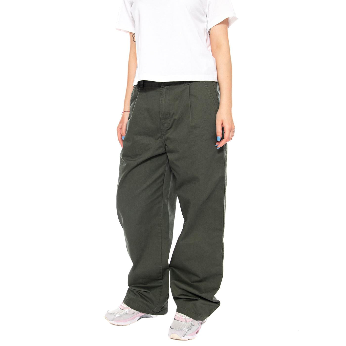 W' MARV PANT OPUNTIA - Pantaloni Donna Verdi I036523 2ZX06 CARHARTT WIP 