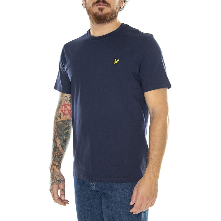 Plain T-Shirt Navy - Maglietta Girocollo Uomo Blu TS400VOGE-Z99  LYLE & SCOTT 