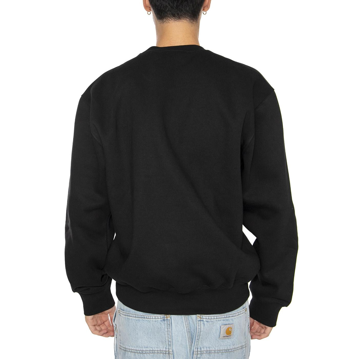 Masterpiece Sweat Black / Fandoghi - Felpa Uomo Nera I035199.33NXX  CARHARTT WIP 