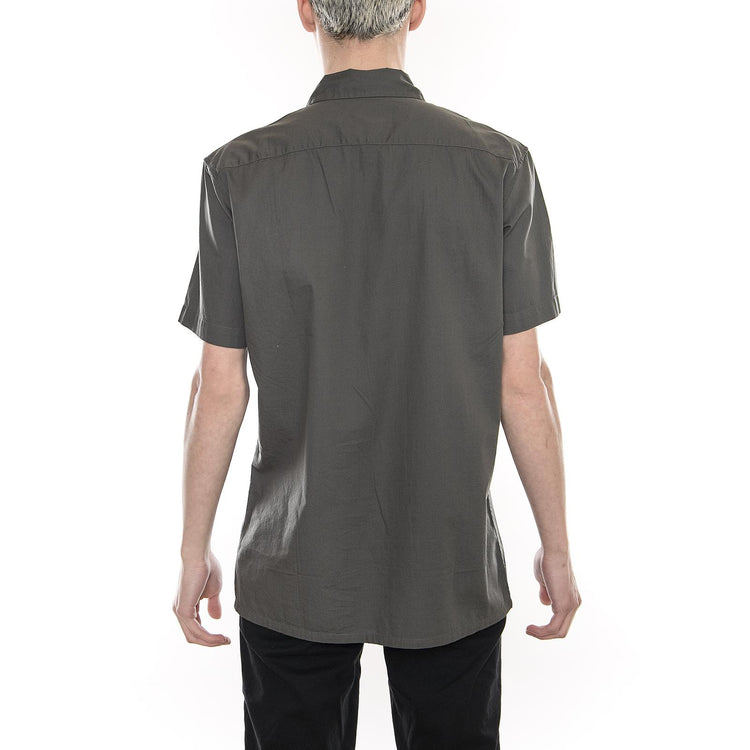 Talpa Charcoal - Camicia Maniche Corte Uomo Grigia 05 200314-CH . DICKIES 