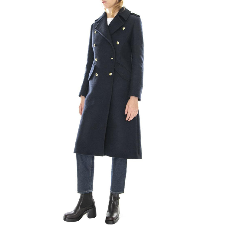 Inverraray Wool Navy - Cappotto Doppiopetto Donna Blu 222MLWO0217-NY91  BARBOUR 