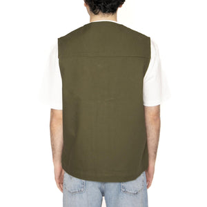 Heritage Chor Vest Green - Giacca Smanicata Uomo Verde 6040079-12365  CAT 