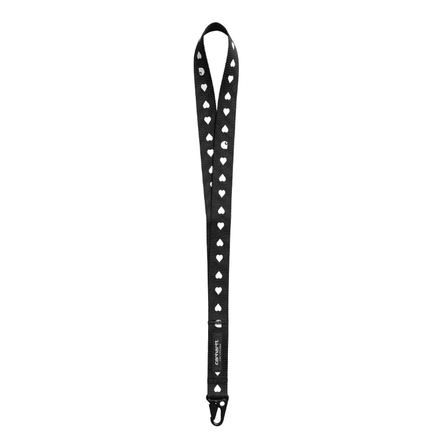 Drewe Keychain Heart C Pinstripe, Black / Natural - Portachiavi Nero I034614.2S0XX  CARHARTT WIP 