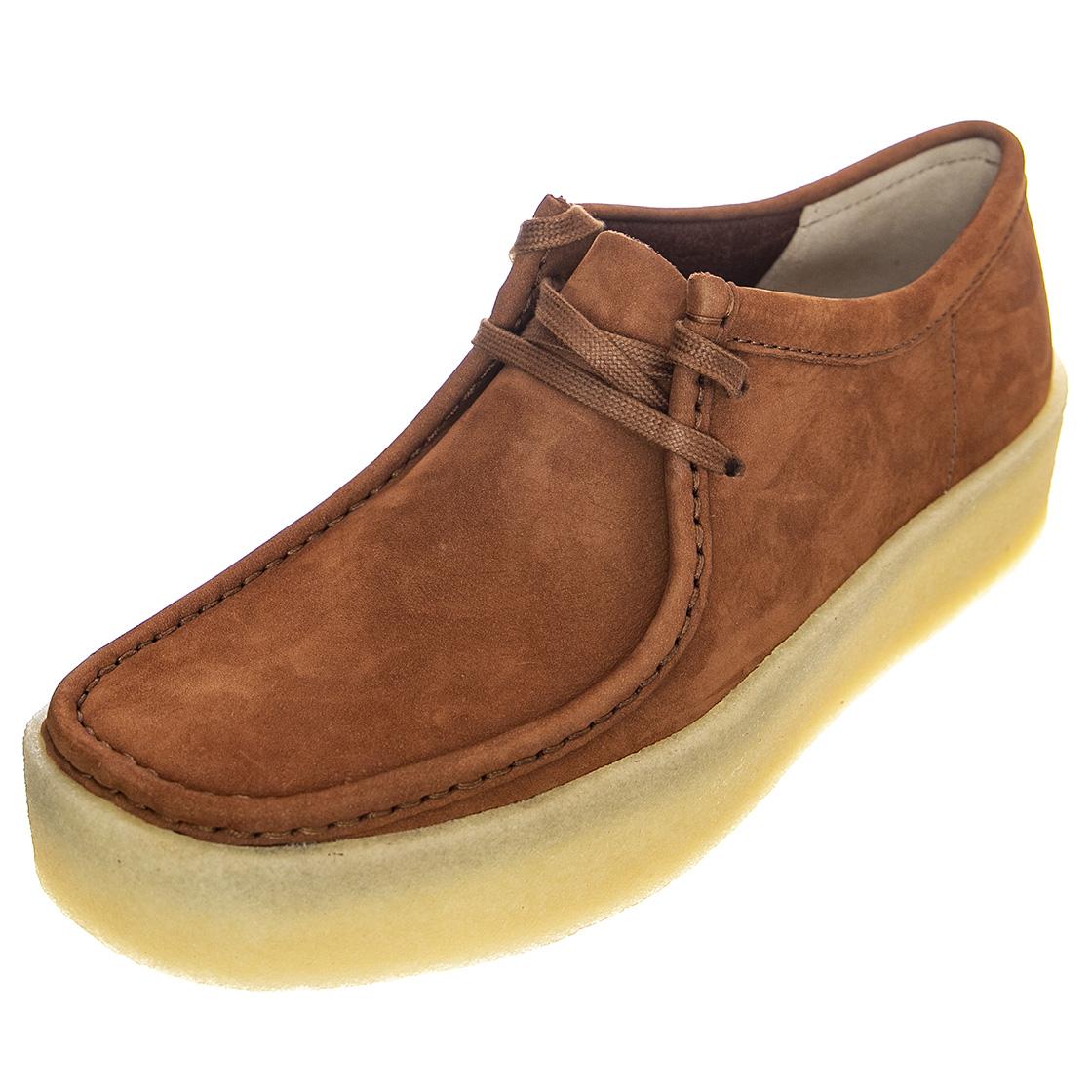 Wallabee Cup Tan Nubuck - Scarpe Stringate Profilo Basso Uomo Marroni M-0061515935  CLARKS 