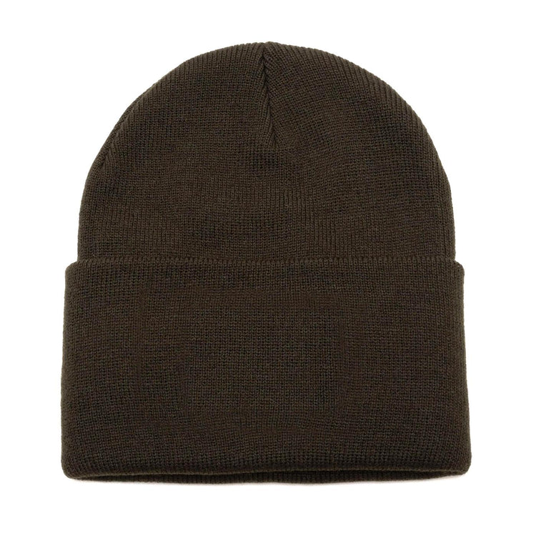Cat Label Cuff Beanie Army Moss - Cappellino a Cuffia Verde 1090026-10639  CAT 
