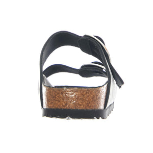 Arizona Big Buckle Oiled Leather Narrow Fit - Sandali Donna Neri 1011075 BLK BIRKENSTOCK 